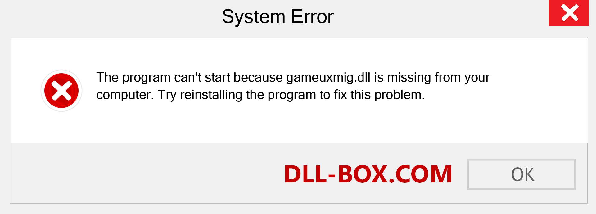  gameuxmig.dll file is missing?. Download for Windows 7, 8, 10 - Fix  gameuxmig dll Missing Error on Windows, photos, images